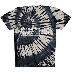 Darc Sport Men's Wolves Bodybuilding Club Brothers In Iron Tie Dye Tee T-Shirt
